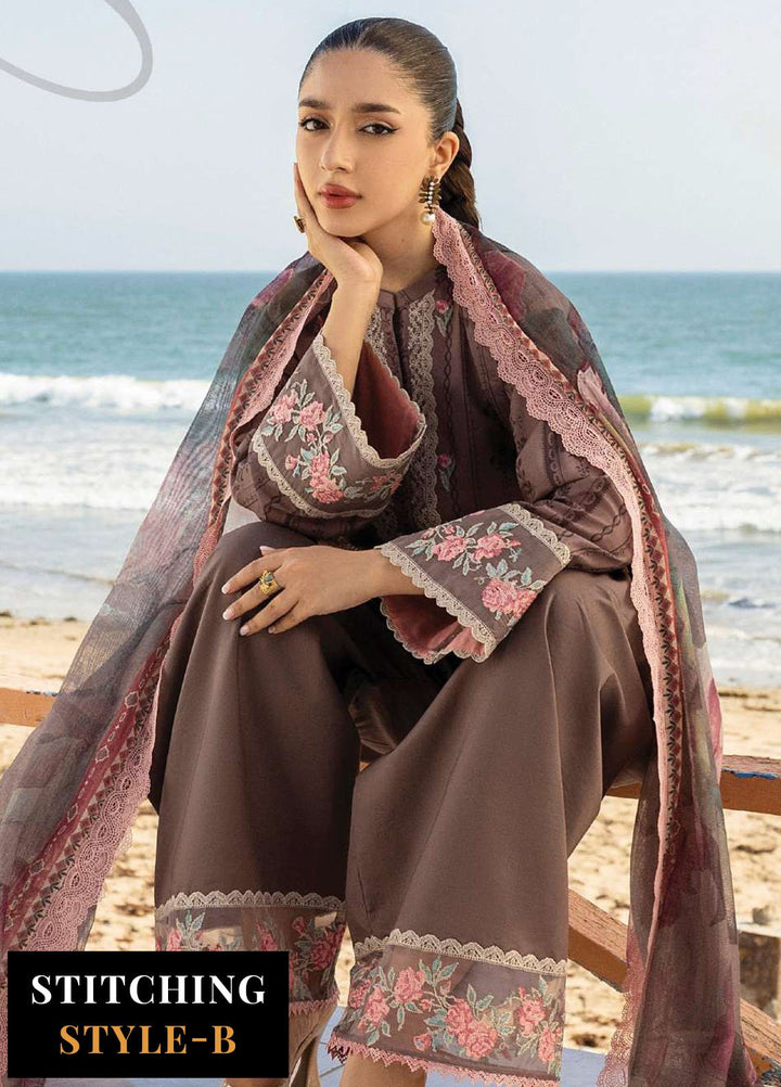 Zainab Chotani Embroidered Lawn Suits Unstitched 3 Piece ZC25TL D-04 Samayrah - Summer Collection
