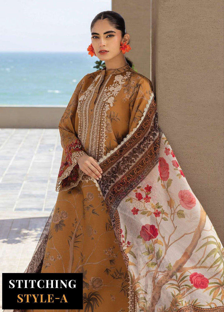Zainab Chotani Embroidered Lawn Suits Unstitched 3 Piece ZC25TL D-06 Rahma - Summer Collection