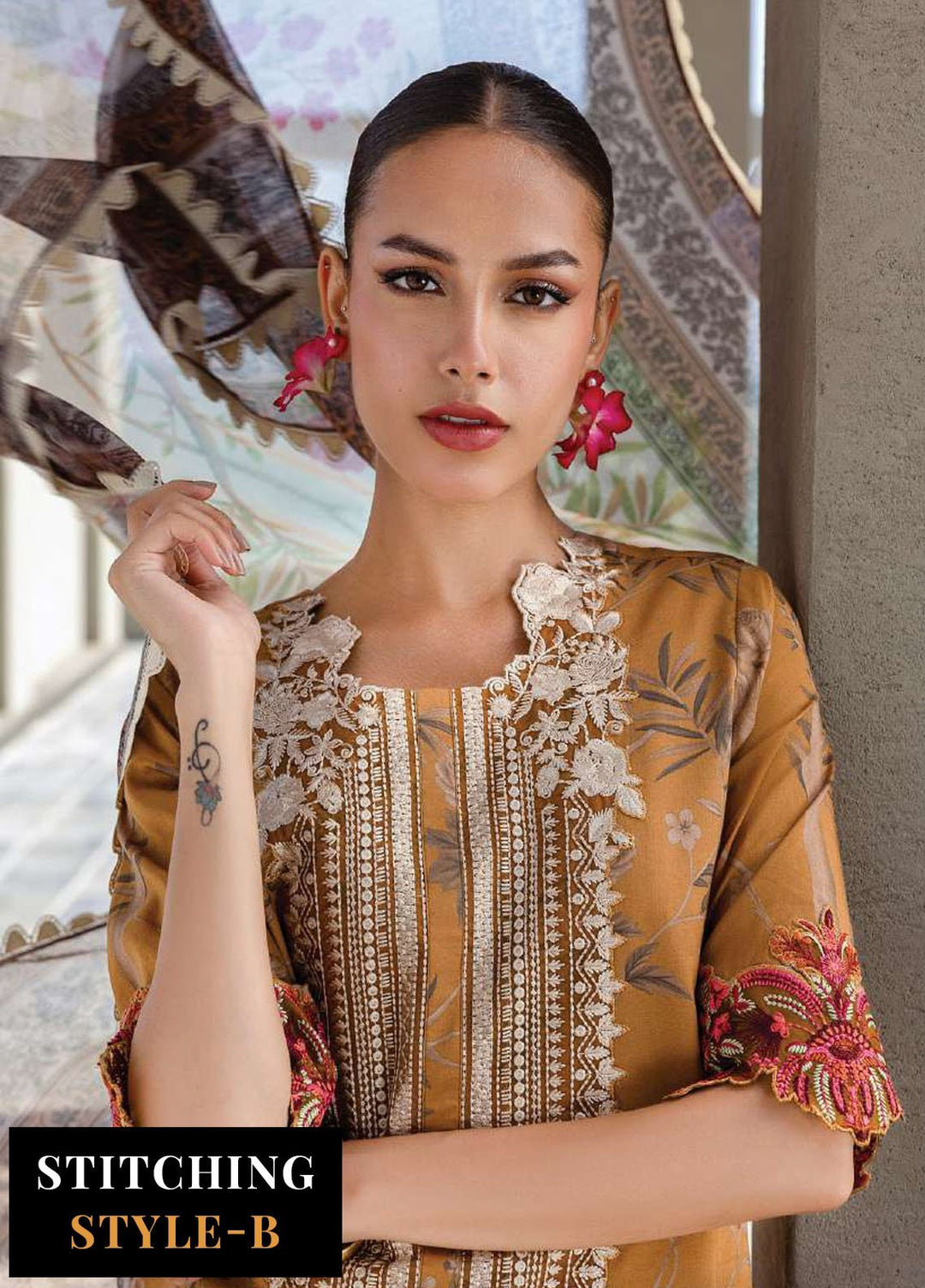 Zainab Chotani Embroidered Lawn Suits Unstitched 3 Piece ZC25TL D-06 Rahma - Summer Collection