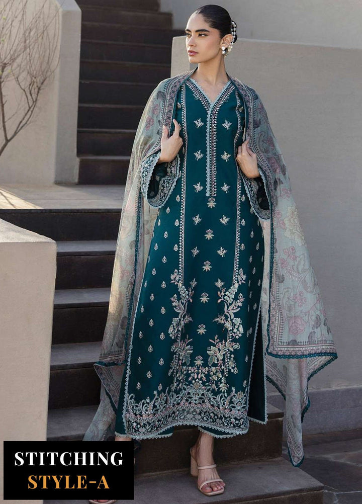 Zainab Chotani Embroidered Lawn Suits Unstitched 3 Piece ZC25TL D-08 Mina - Summer Collection