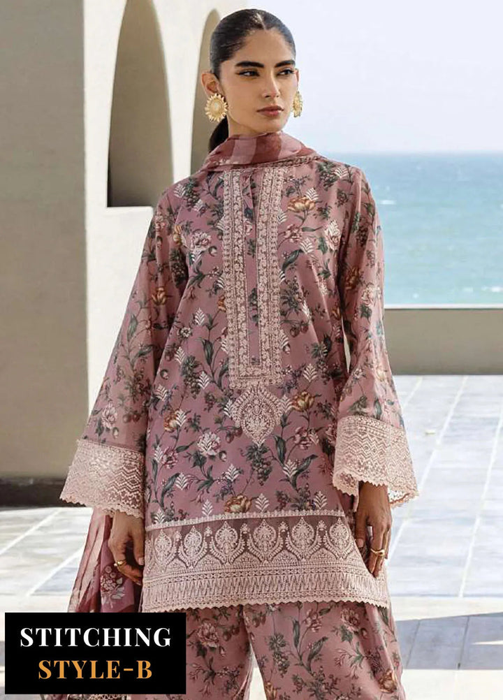 Zainab Chotani Embroidered Lawn Suits Unstitched 3 Piece ZC25TL D-09 Maraya - Summer Collection