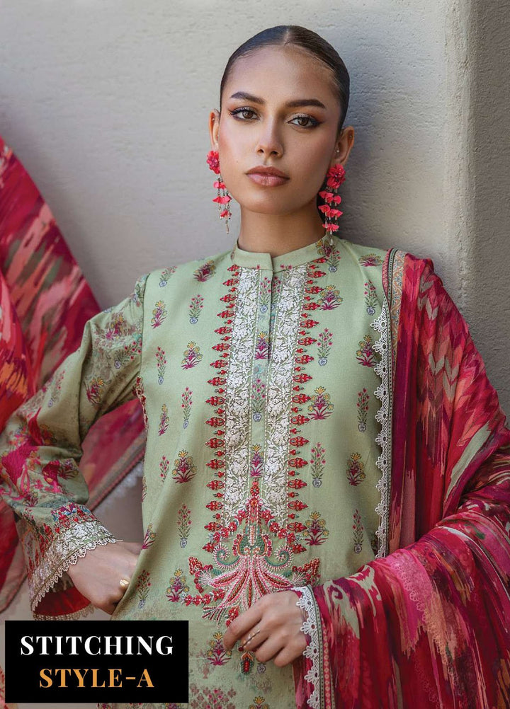 Zainab Chotani Embroidered Lawn Suits Unstitched 3 Piece ZC25TL D-10 Zaira - Summer Collection