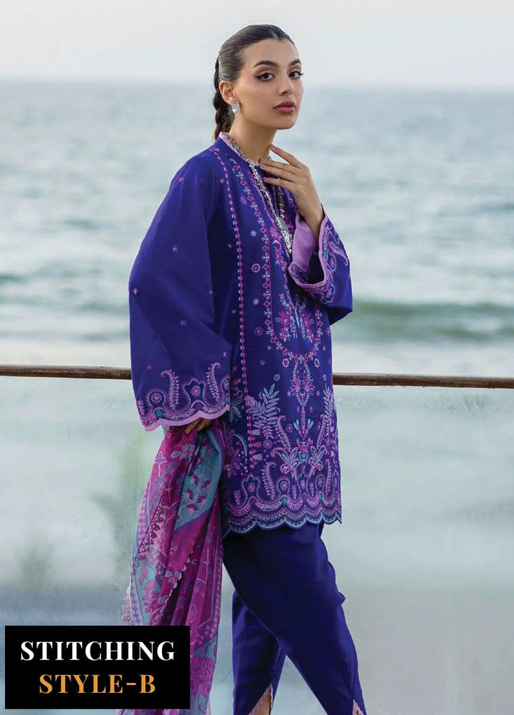 Zainab Chotani Embroidered Lawn Suits Unstitched 3 Piece ZC25TL D-11 Alayah - Summer Collection