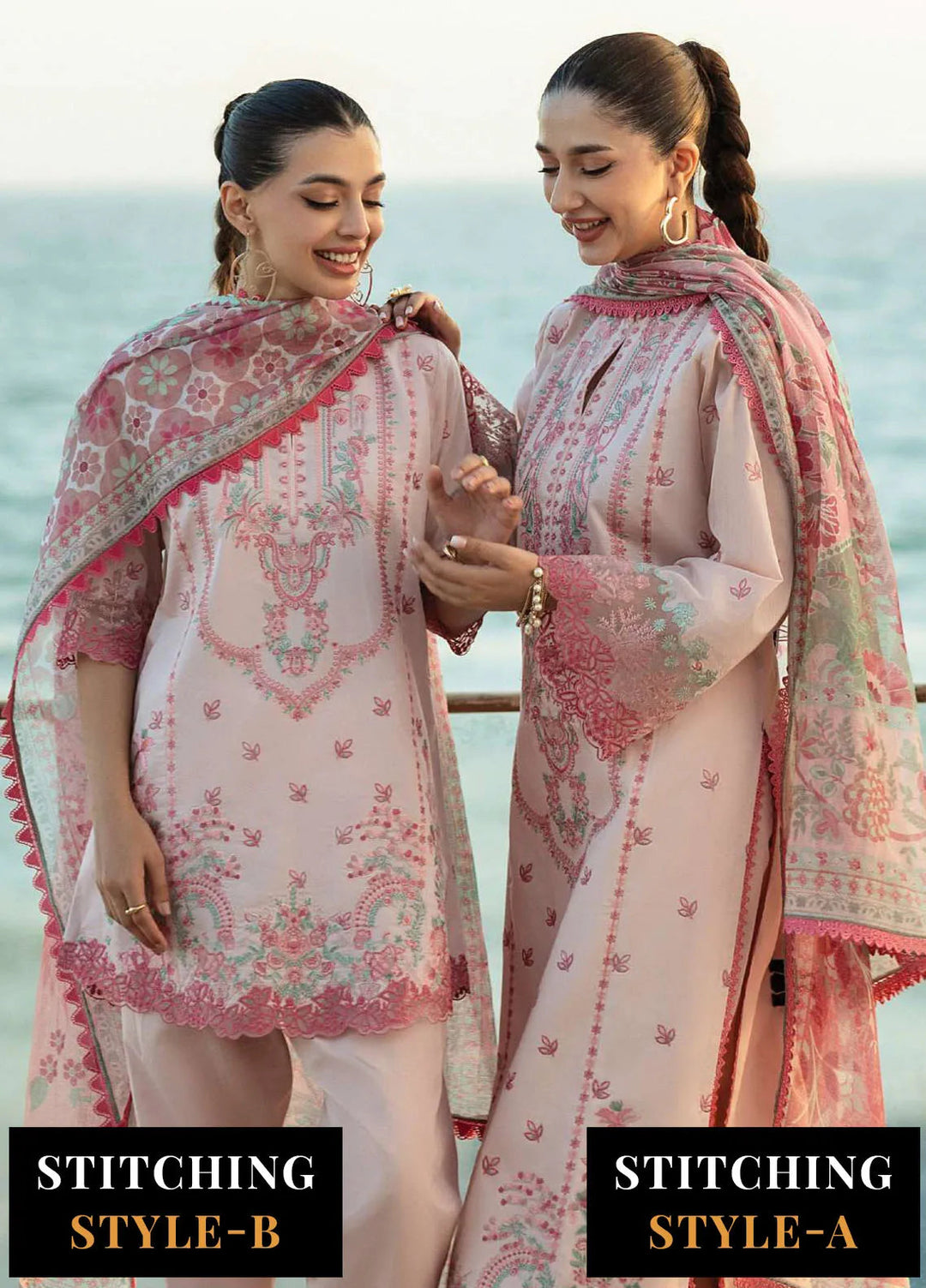 Zainab Chotani Embroidered Lawn Suits Unstitched 3 Piece ZC25TL D-13 Kaira - Summer Collection