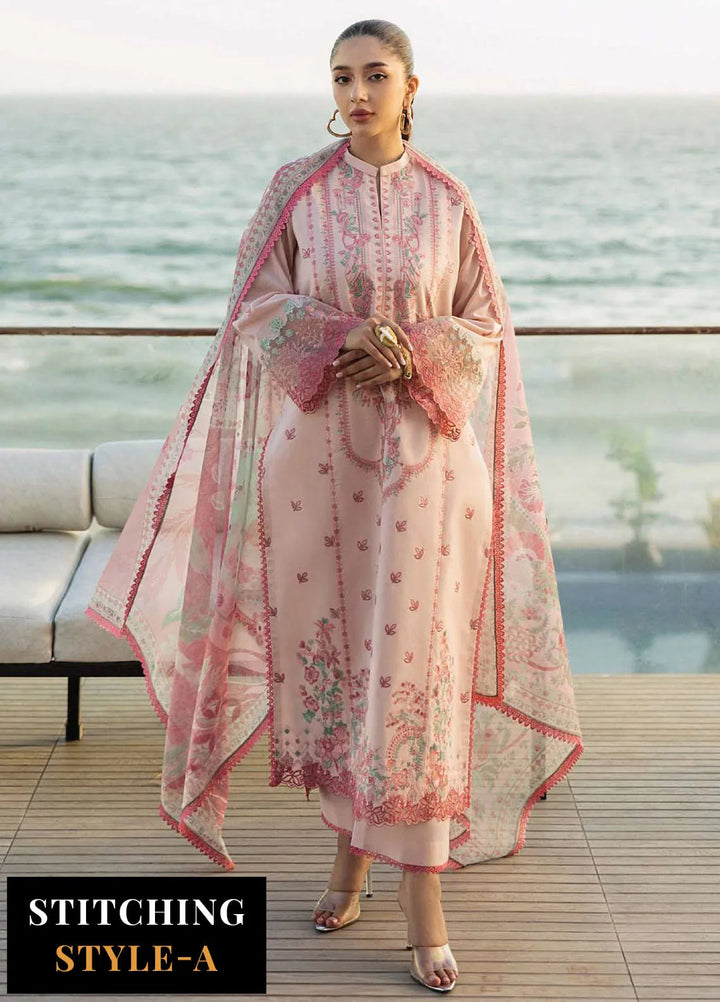 Zainab Chotani Embroidered Lawn Suits Unstitched 3 Piece ZC25TL D-13 Kaira - Summer Collection