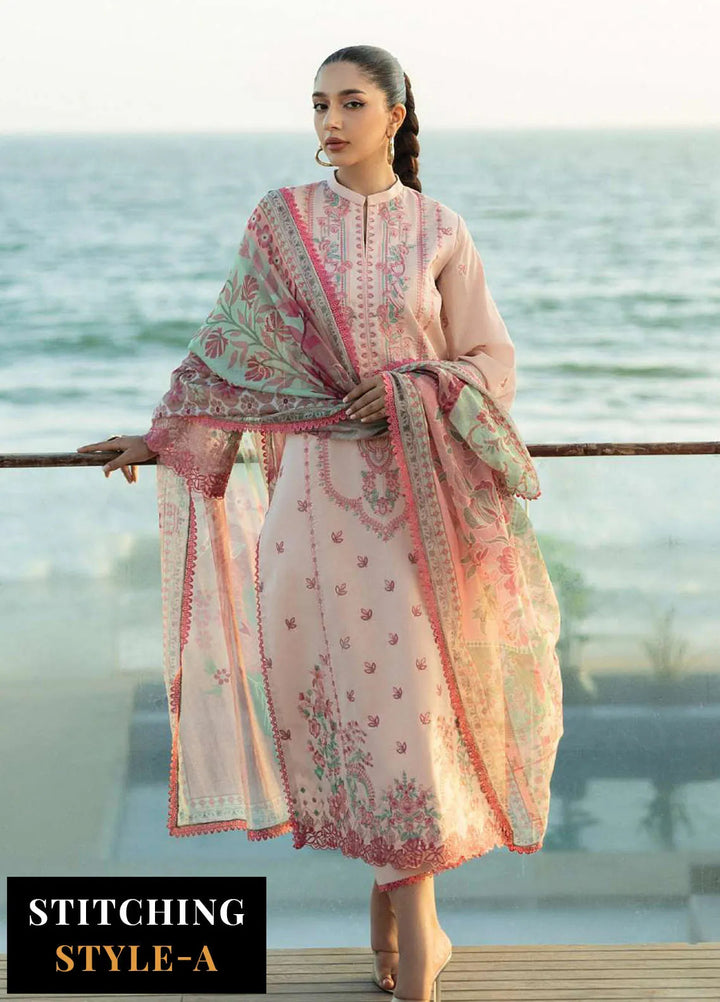 Zainab Chotani Embroidered Lawn Suits Unstitched 3 Piece ZC25TL D-13 Kaira - Summer Collection