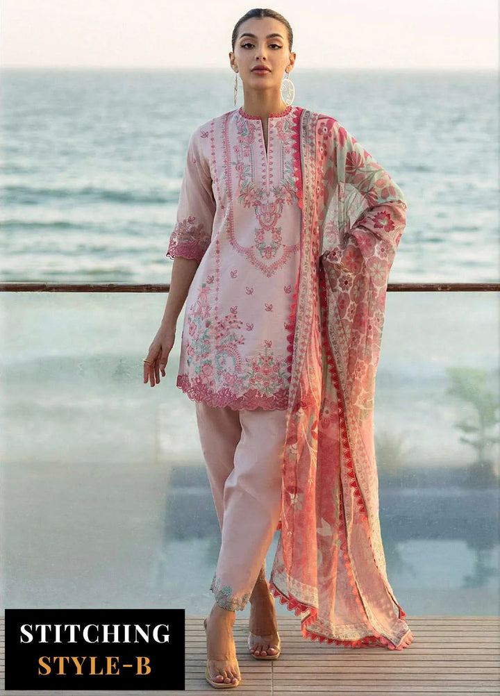 Zainab Chotani Embroidered Lawn Suits Unstitched 3 Piece ZC25TL D-13 Kaira - Summer Collection
