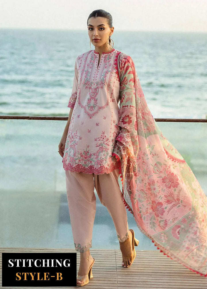 Zainab Chotani Embroidered Lawn Suits Unstitched 3 Piece ZC25TL D-13 Kaira - Summer Collection