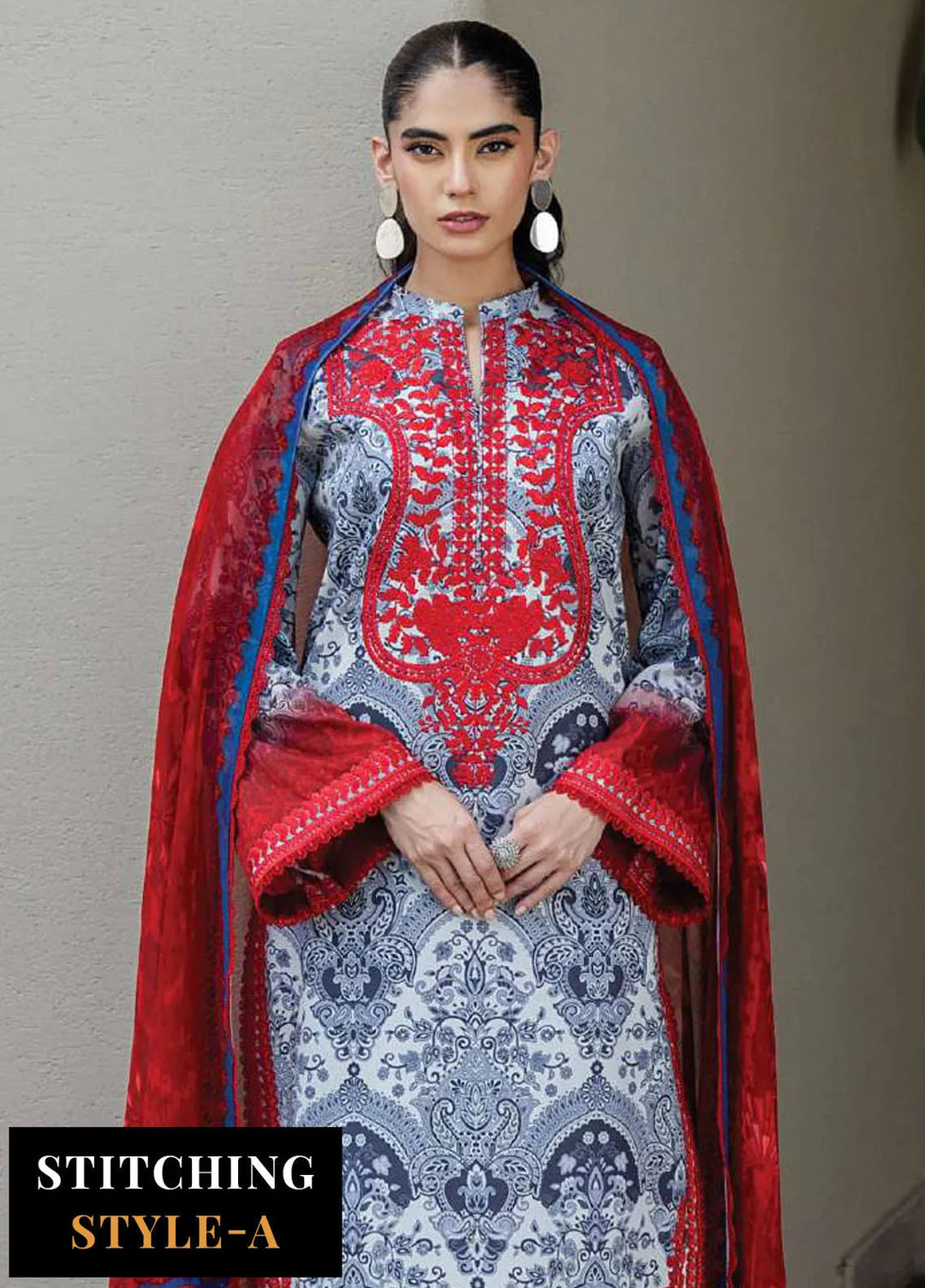 Zainab Chotani Embroidered Lawn Suits Unstitched 3 Piece ZC25TL D-16 Syra - Summer Collection
