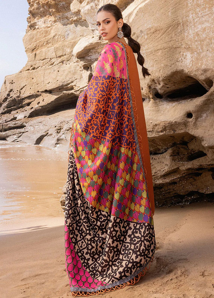 Zainab Chottani Chikankari Lawn Suits Unstitched 3 Piece ZC24CL D-4A Naysa - Summer Collection