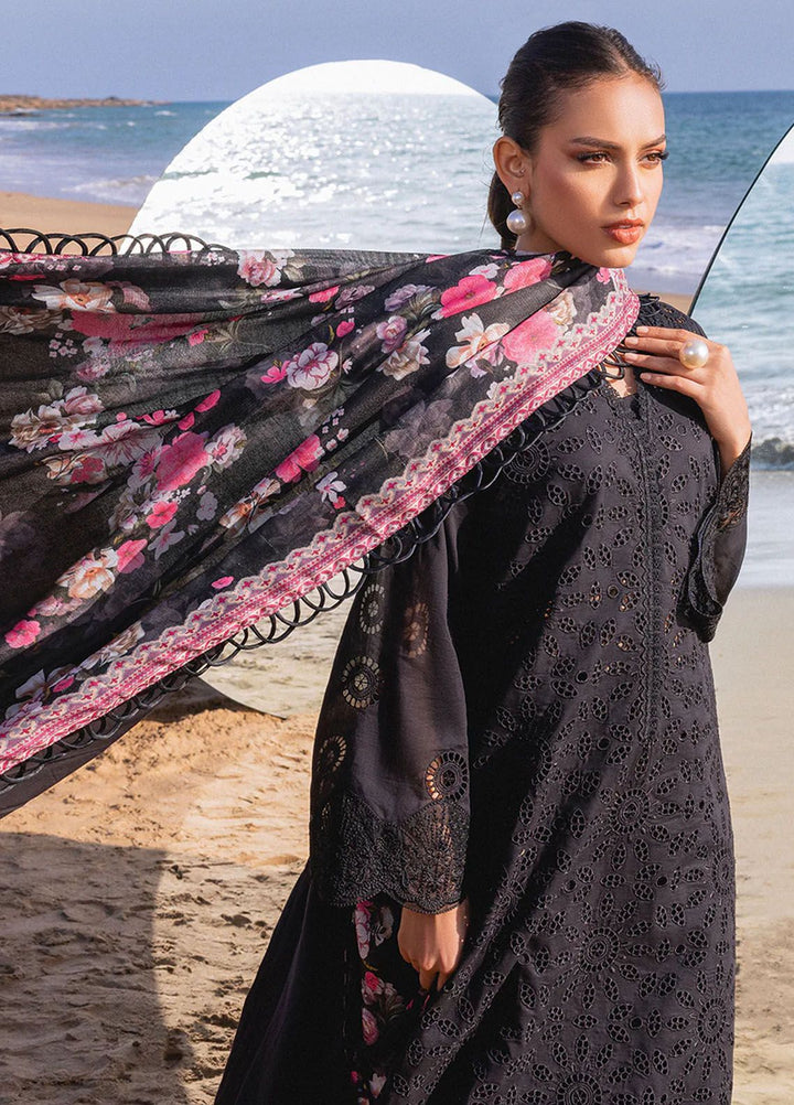 Zainab Chottani Chikankari Lawn Suits Unstitched 3 Piece ZC24CL D-5A Kanza - Summer Collection