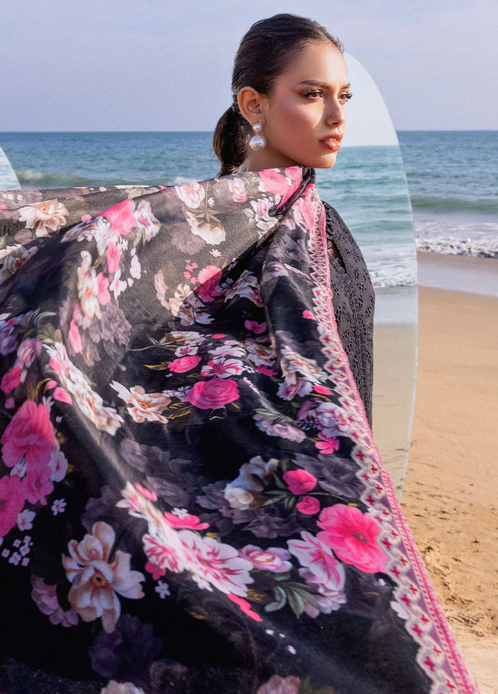 Zainab Chottani Chikankari Lawn Suits Unstitched 3 Piece ZC24CL D-5A Kanza - Summer Collection