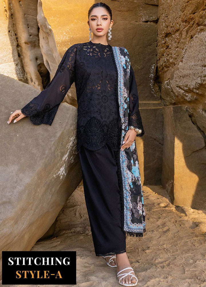 Zainab Chottani Chikankari Lawn Suits Unstitched 3 Piece ZC24CL D-5B Kanza - Summer Collection