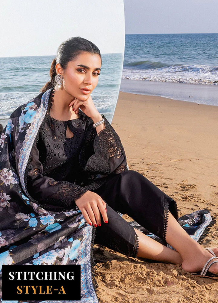 Zainab Chottani Chikankari Lawn Suits Unstitched 3 Piece ZC24CL D-5B Kanza - Summer Collection