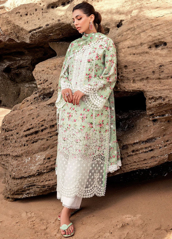Zainab Chottani Chikankari Lawn Suits Unstitched 3 Piece ZC24CL D-9A Esme - Summer Collection