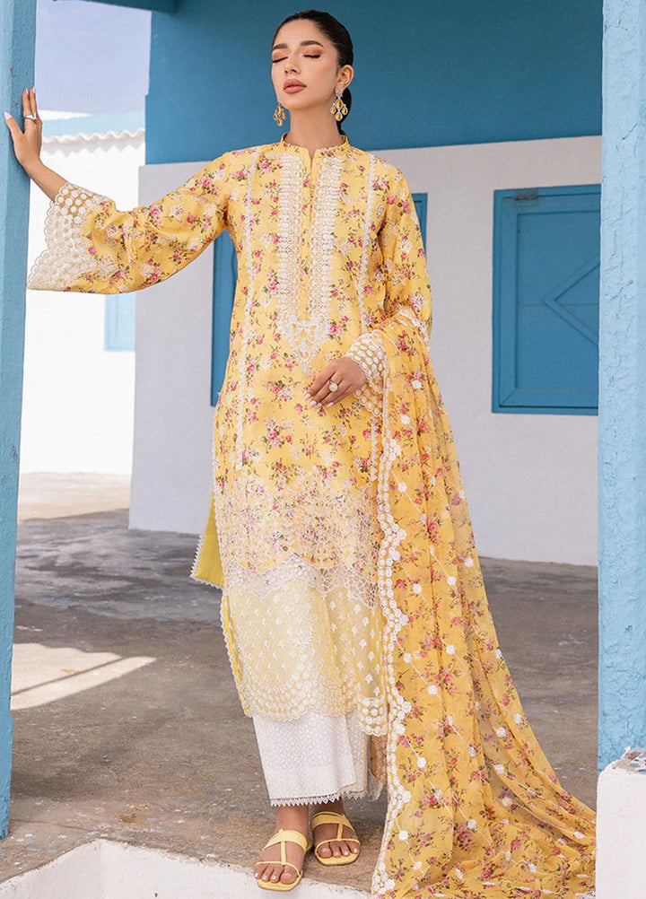 Zainab Chottani Chikankari Lawn Suits Unstitched 3 Piece ZC24CL D-9B Esme - Summer Collection