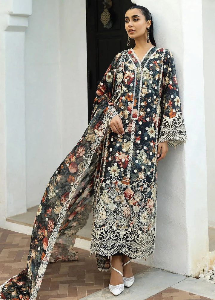 Zainab Chottani Embroidered Chikankari Suits Unstitched 3 Piece ZC25CH D10A Reeya - Summer Collection