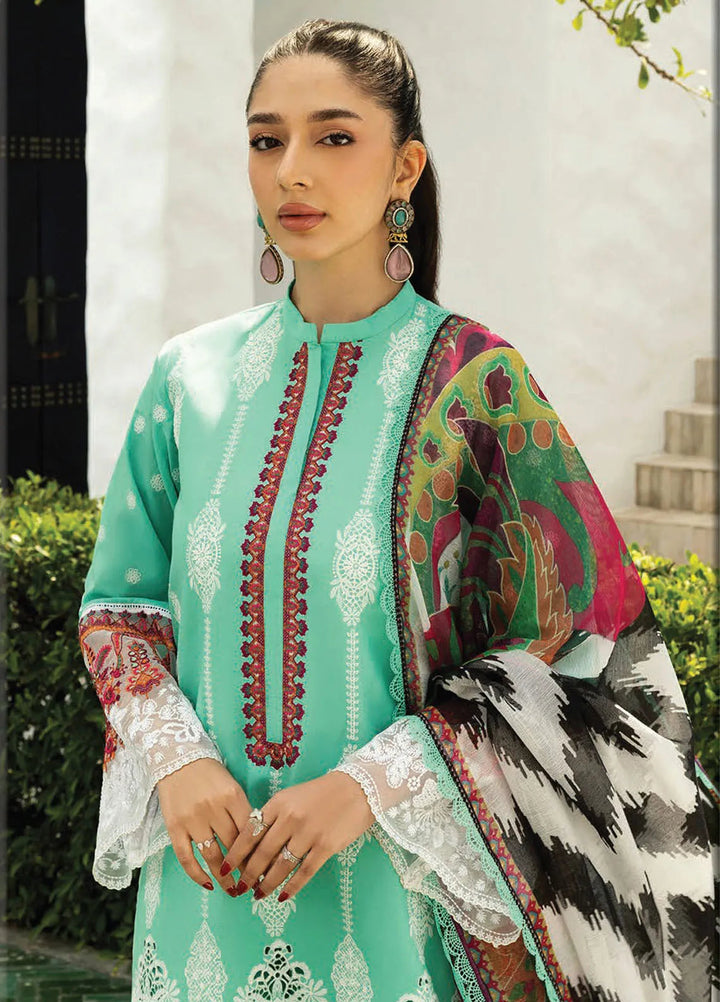 Zainab Chottani Embroidered Chikankari Suits Unstitched 3 Piece ZC25CH D12B Rayne - Summer Collection
