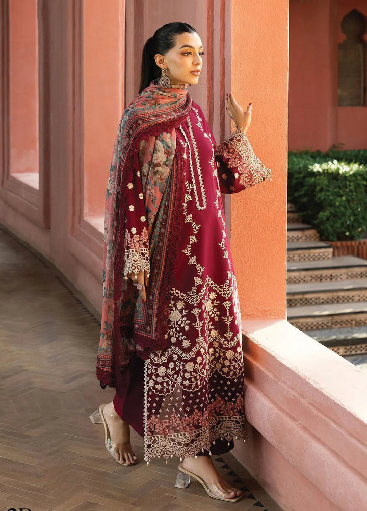 Zainab Chottani Embroidered Chikankari Suits Unstitched 3 Piece ZC25CH D2B Izrah - Summer Collection