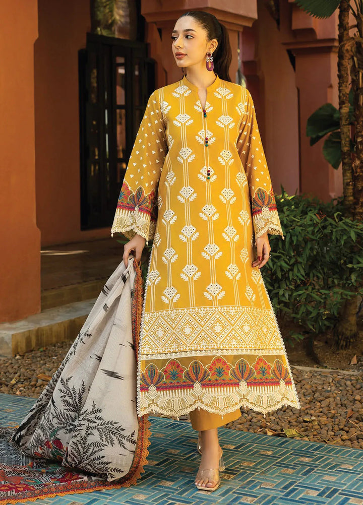 Zainab Chottani Embroidered Chikankari Suits Unstitched 3 Piece ZC25CH D4A Aanya - Summer Collection