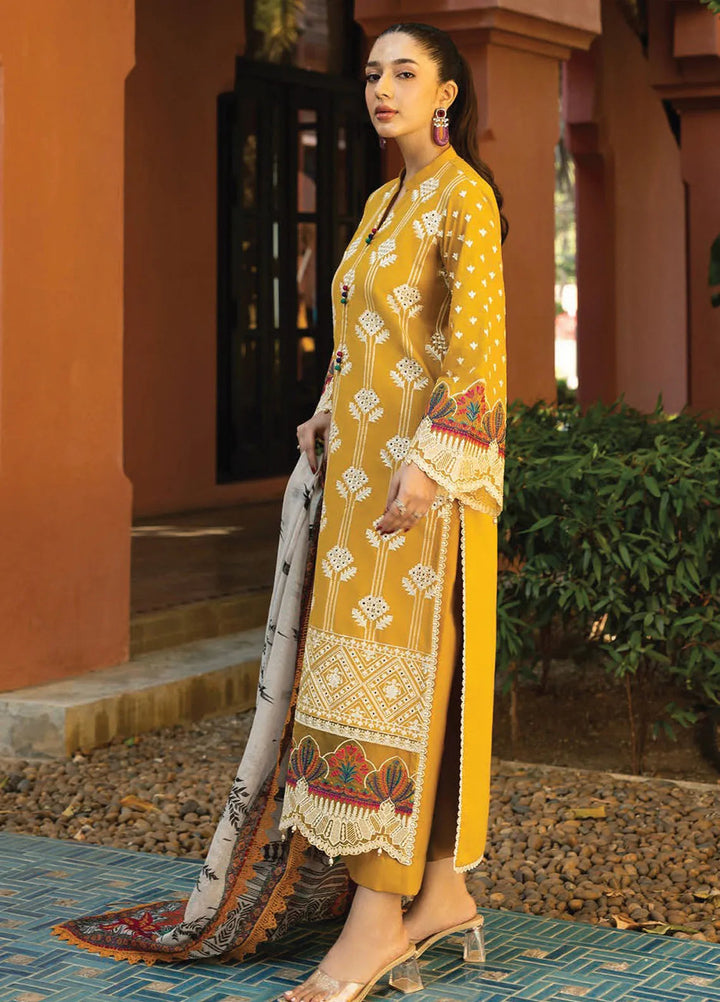 Zainab Chottani Embroidered Chikankari Suits Unstitched 3 Piece ZC25CH D4A Aanya - Summer Collection
