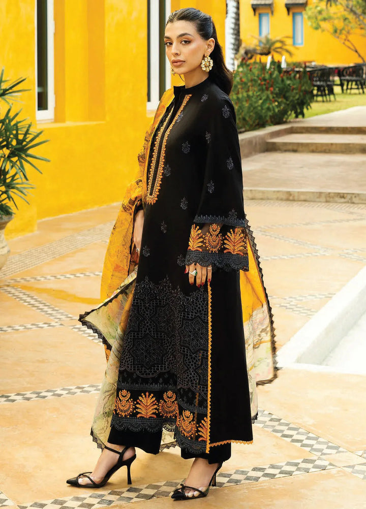 Zainab Chottani Embroidered Chikankari Suits Unstitched 3 Piece ZC25CH D5B Selah - Summer Collection