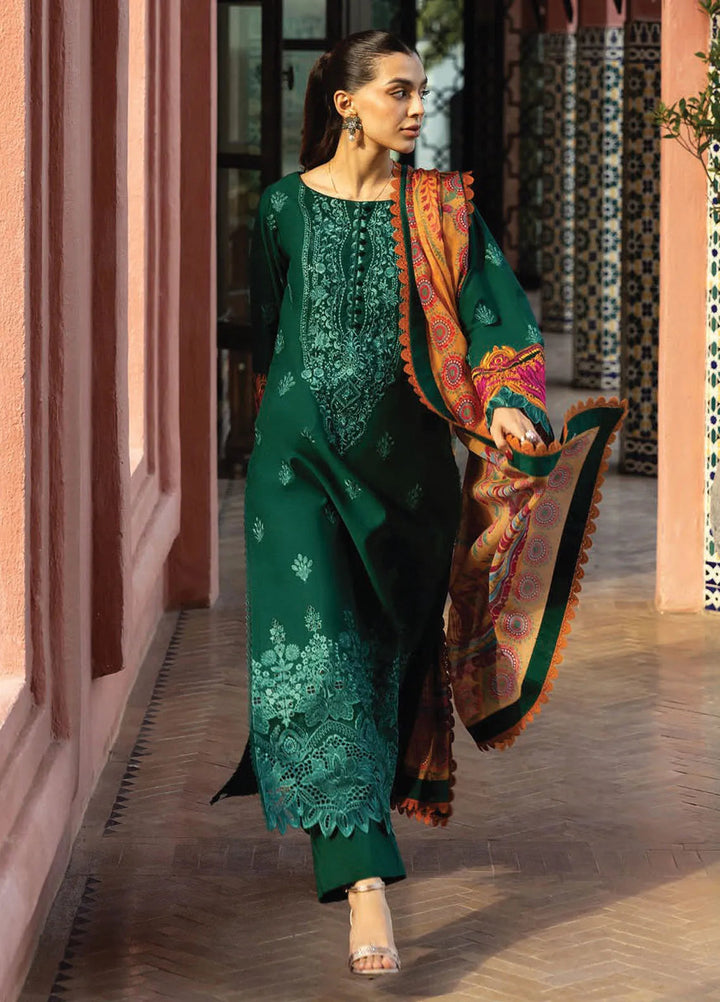 Zainab Chottani Embroidered Chikankari Suits Unstitched 3 Piece ZC25CH D6A Nia - Summer Collection