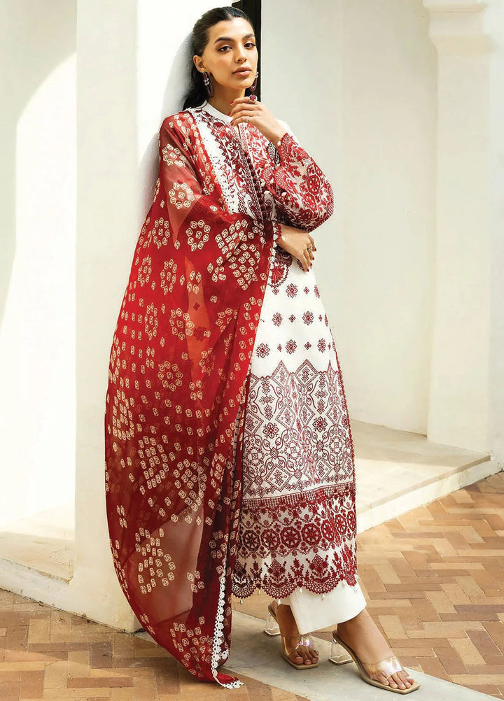 Zainab Chottani Embroidered Chikankari Suits Unstitched 3 Piece ZC25CH D8B Reem - Summer Collection