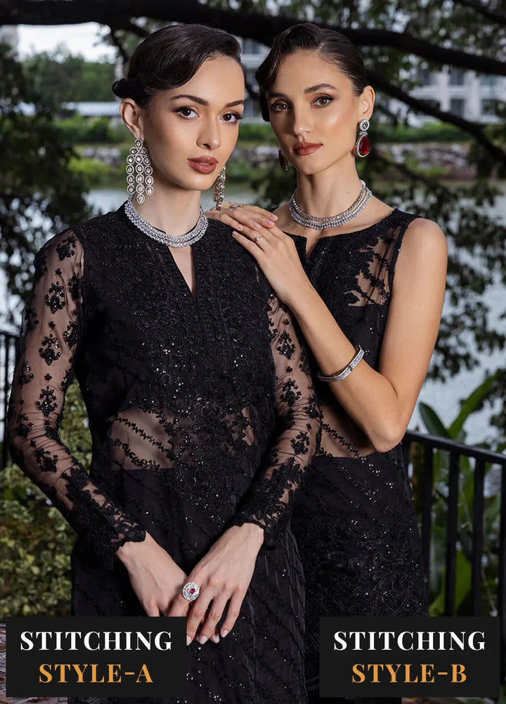 Zainab Chottani Embroidered Organza Suits Unstitched 3 Piece ZC24WF D-06 Doree - Wedding Collection