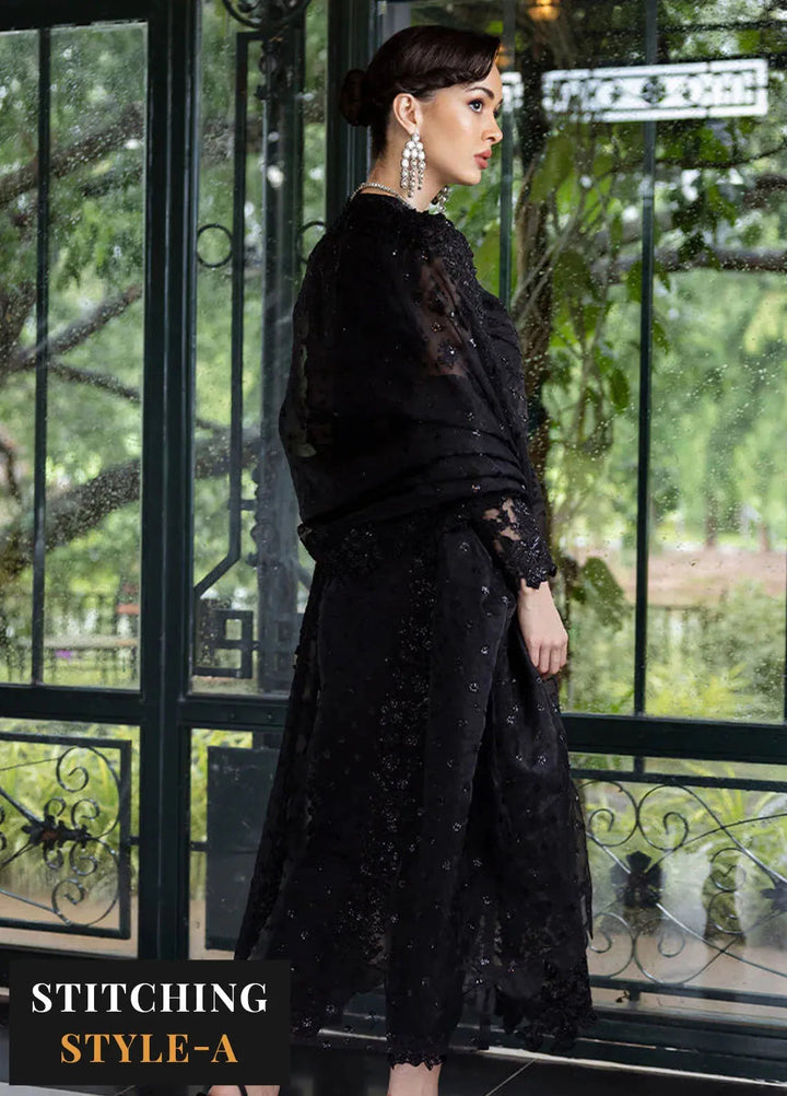 Zainab Chottani Embroidered Organza Suits Unstitched 3 Piece ZC24WF D-06 Doree - Wedding Collection