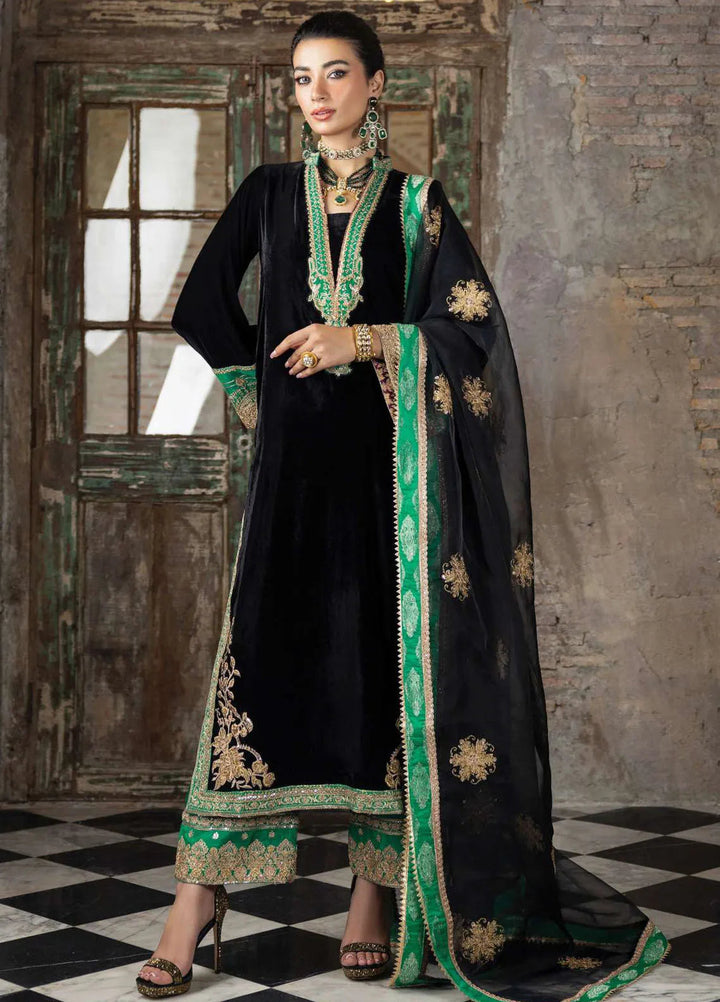 Zainab Chottani Embroidered Suit Unstitched 3 Piece ZC24V D-01 Vanya - Formal Collection