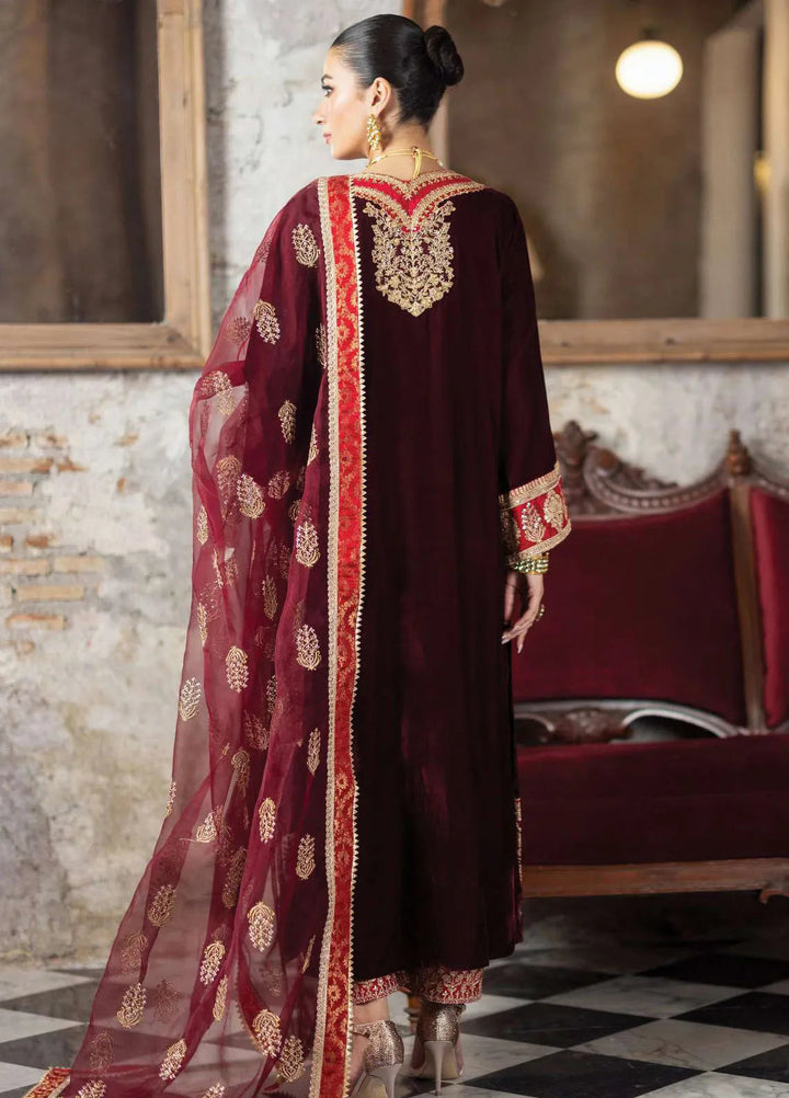 Zainab Chottani Embroidered Suit Unstitched 3 Piece ZC24V D-07 Neesa - Formal Collection