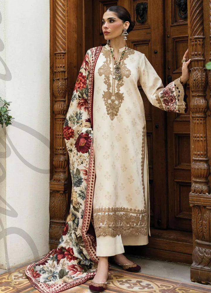 Zainab Chottani Embroidered Suit Unstitched 3 Piece ZC24WS D-03 Shyna - Winter Collection