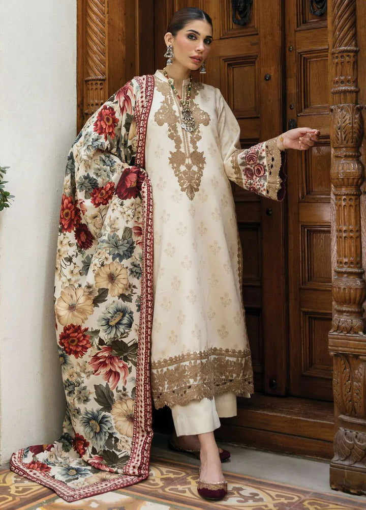 Zainab Chottani Embroidered Suit Unstitched 3 Piece ZC24WS D-03 Shyna - Winter Collection