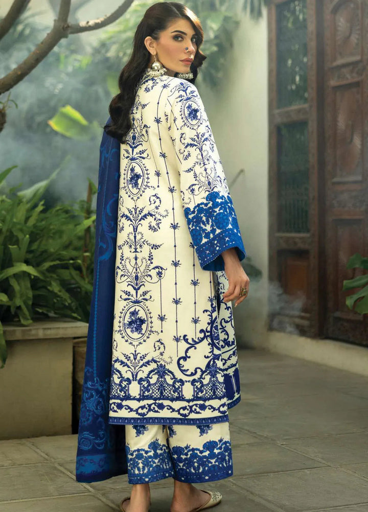 Zainab Chottani Embroidered Suit Unstitched 3 Piece ZC24WS D-07 Rania - Winter Collection
