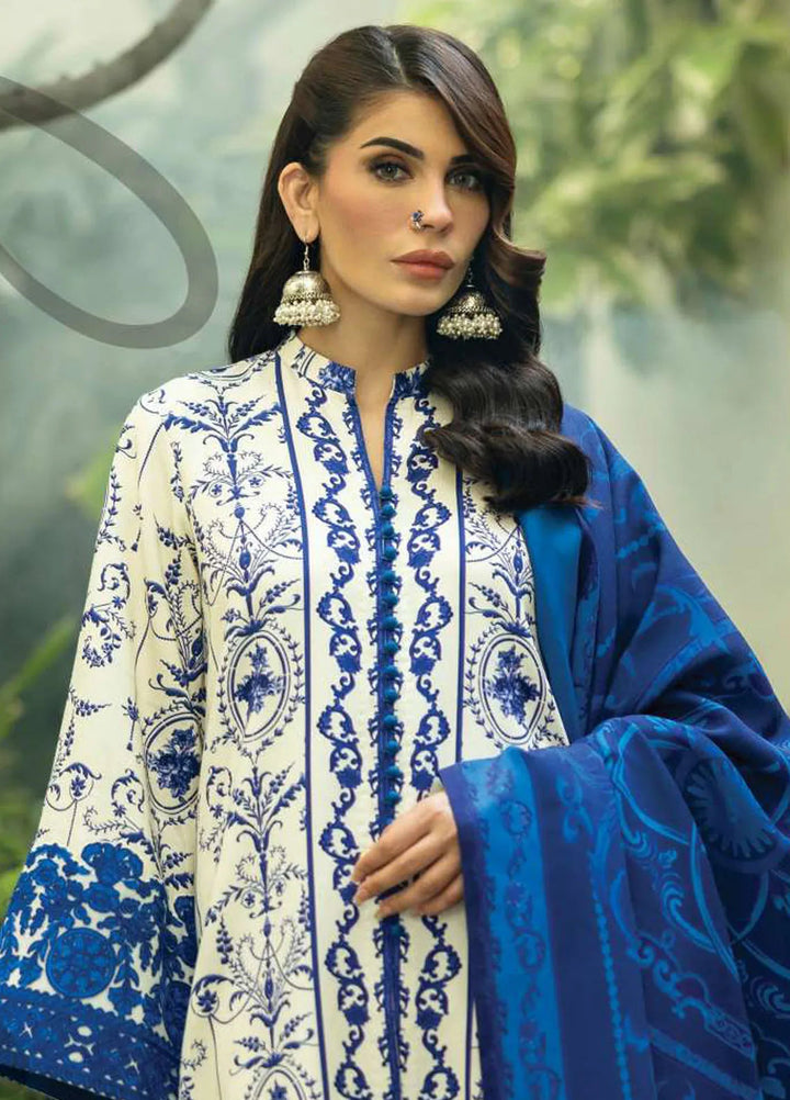 Zainab Chottani Embroidered Suit Unstitched 3 Piece ZC24WS D-07 Rania - Winter Collection