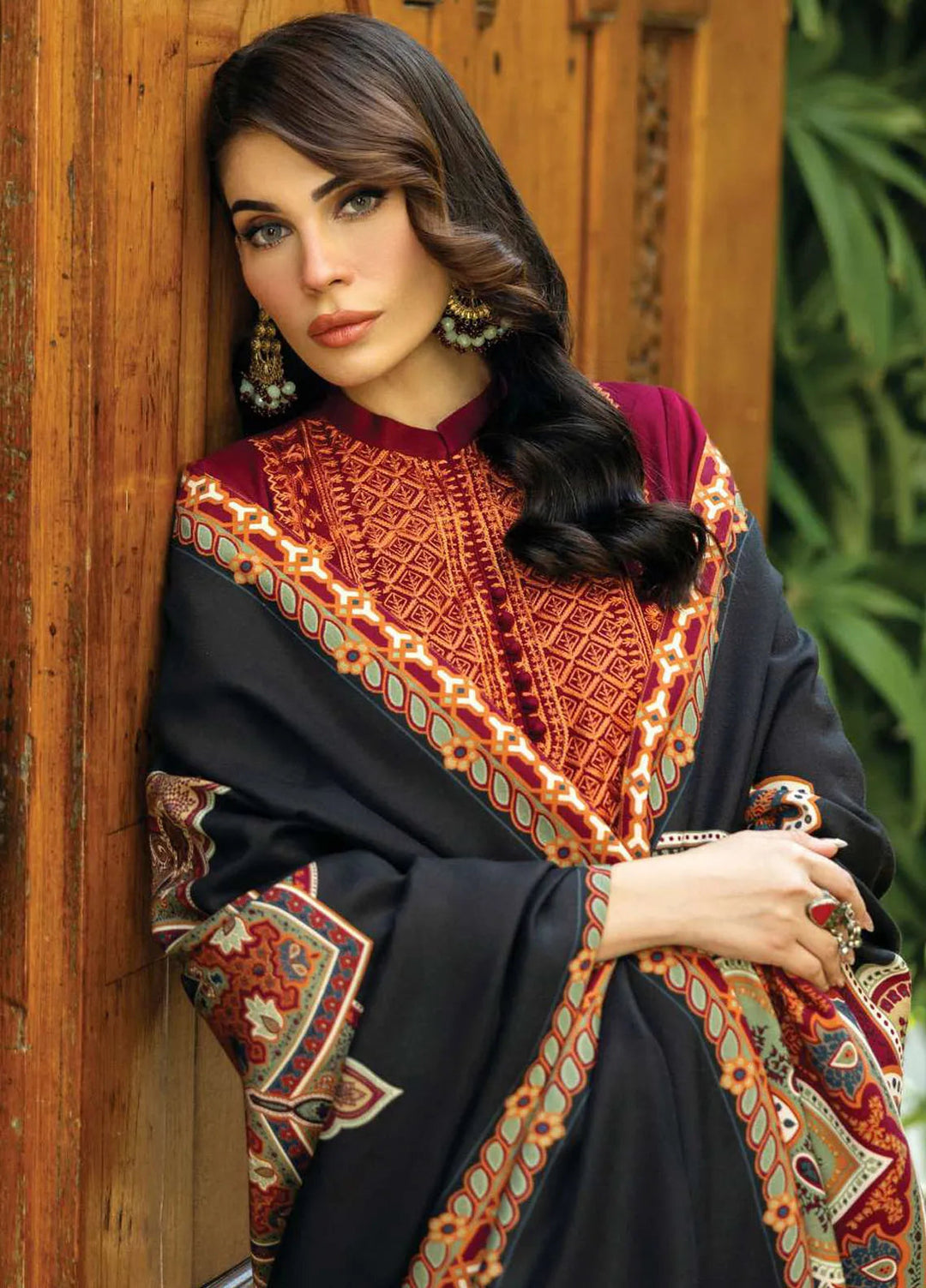 Zainab Chottani Embroidered Suit Unstitched 3 Piece ZC24WS D-10 Sila - Winter Collection