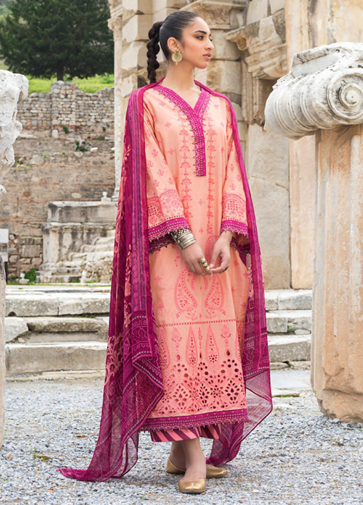 Zainab Chottani Embroidered Chikankari Suits Unstitched 3 Piece ZC21CK 10A Aylin - Luxury Collection