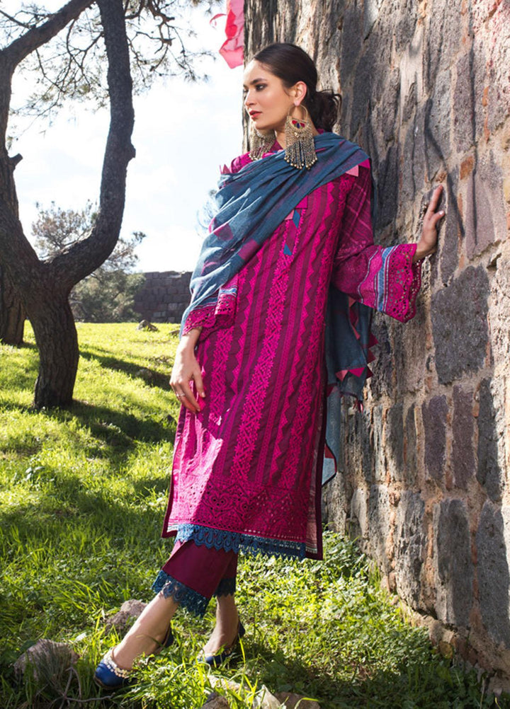 Zainab Chottani Embroidered Chikankari Suits Unstitched 3 Piece ZC21CK 5A Yildiz - Luxury Collection