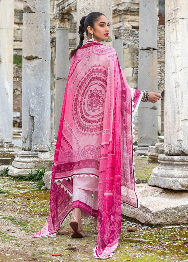 Zainab Chottani Embroidered Chikankari Suits Unstitched 3 Piece ZC21CK 9A Nuray - Luxury Collection