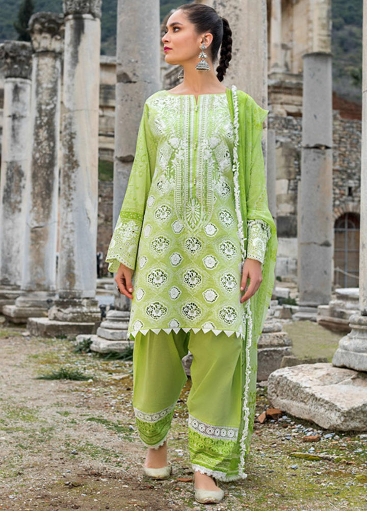 Zainab Chottani Embroidered Chikankari Suits Unstitched 3 Piece ZC21CK 9B Nuray - Luxury Collection