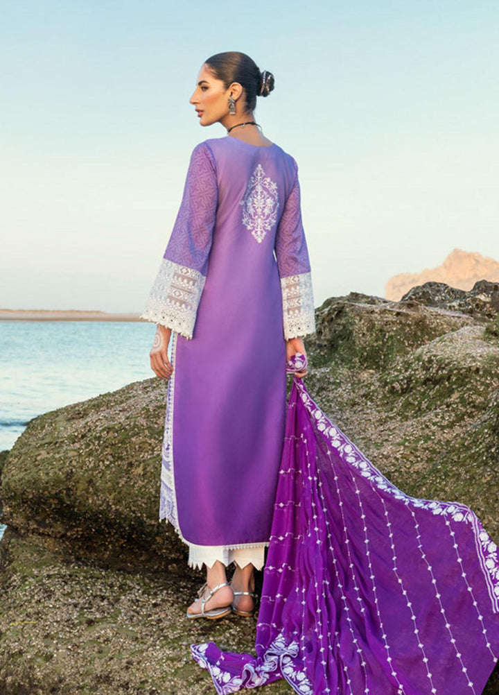 Zainab Chottani Embroidered Lawn Suits Unstitched 3 Piece AFSANA ZC23CHN 08-A - Luxury Lawn Collection