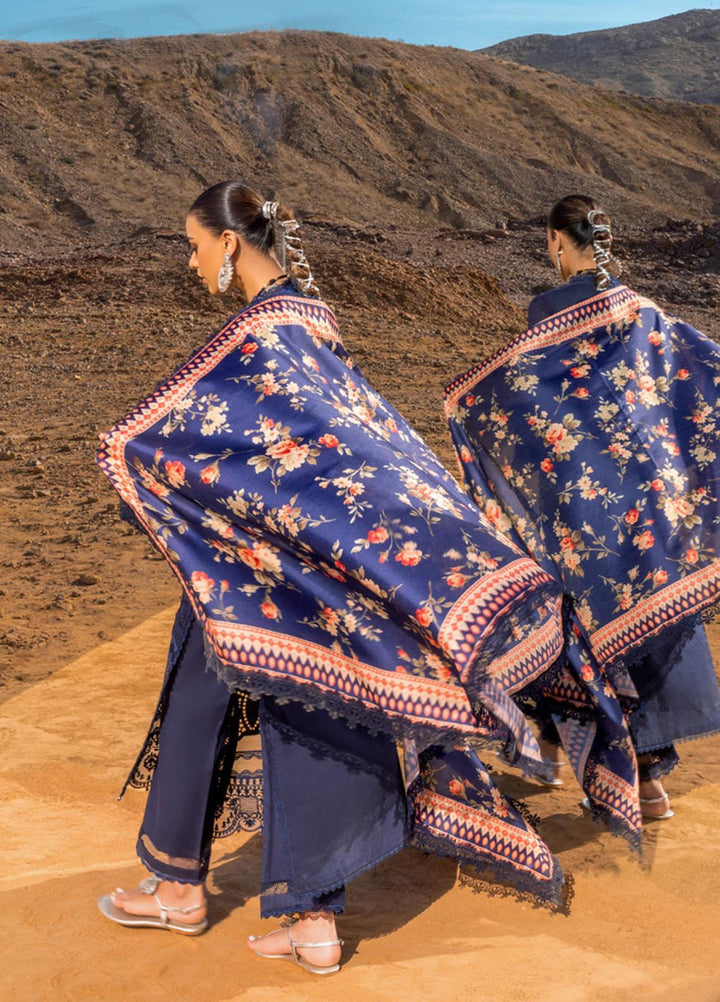 Zainab Chottani Embroidered Lawn Suits Unstitched 3 Piece MAAH EKAAN ZC23CHN 09-B - Luxury Lawn Collection