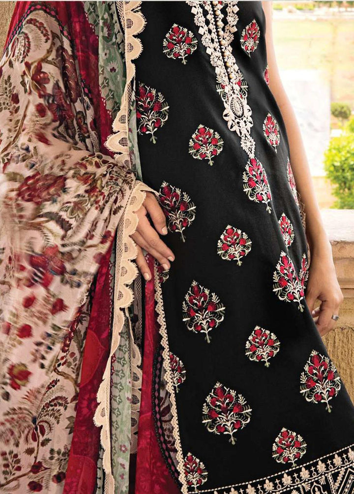 Zainab Chottani Embroidered Lawn Suits Unstitched 3 Piece ZC23L 9A - Luxury Collection