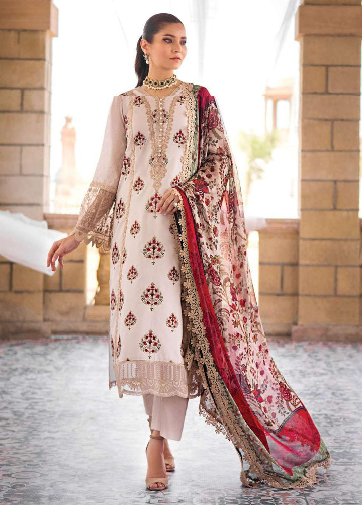 Zainab Chottani Embroidered Lawn Suits Unstitched 3 Piece ZC23L 9B - Luxury Collection