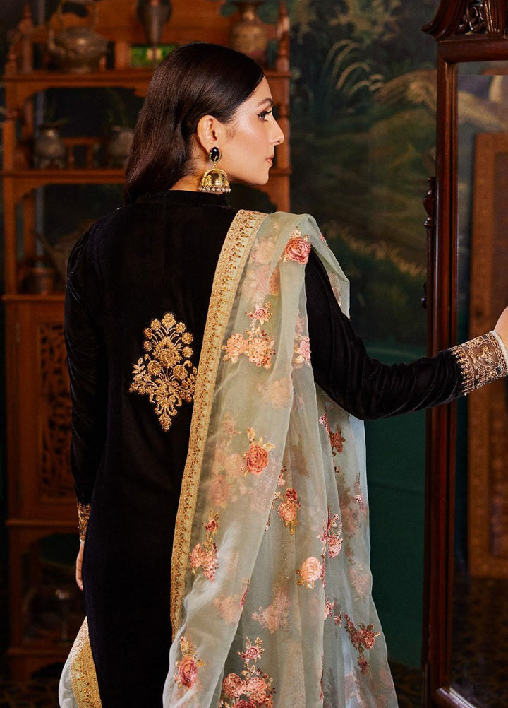 Zainab Chottani Embroidered Velvet Suits Unstitched 3 Piece ZC23UV D1 Andleep - Luxury Collection