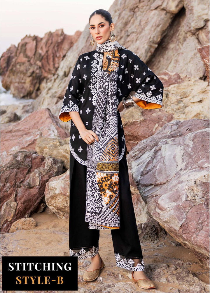 Zainab Chottani Embroidered Herringbone Suits Unstitched 3 Piece ZC23WS D9 Ryma - Winter Collection