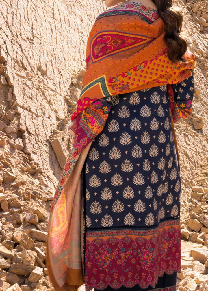 Zainab Chottani Embroidered  Suits Unstitched 3 Piece ZC22W 01 Sanem - Winter Collection