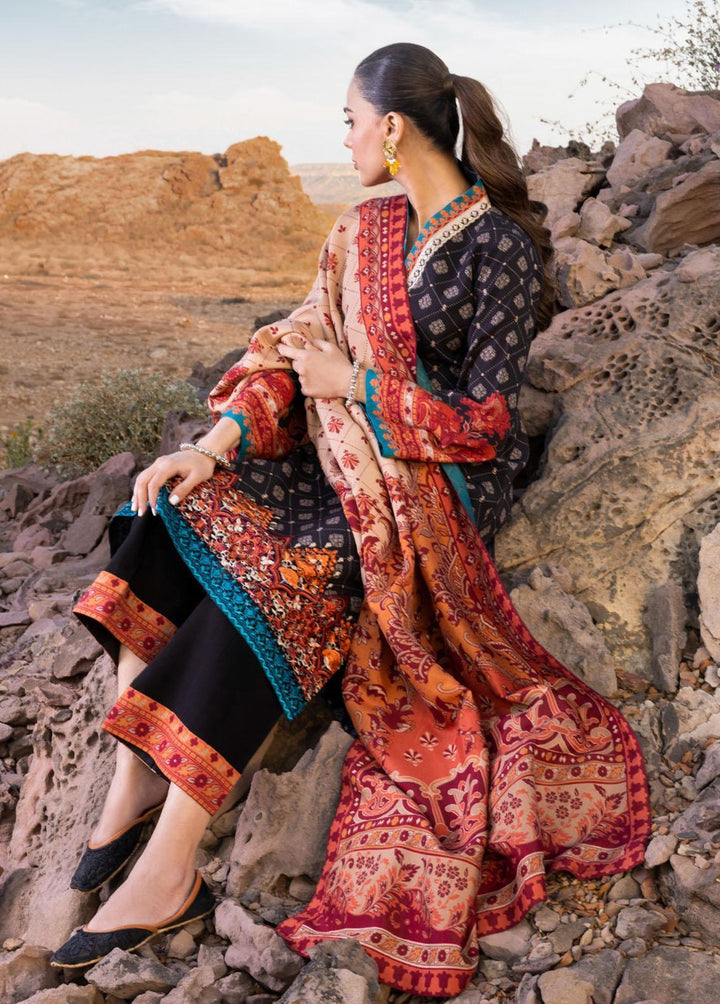 Zainab Chottani Embroidered  Suits Unstitched 3 Piece ZC22W 02 Mahrosh - Winter Collection