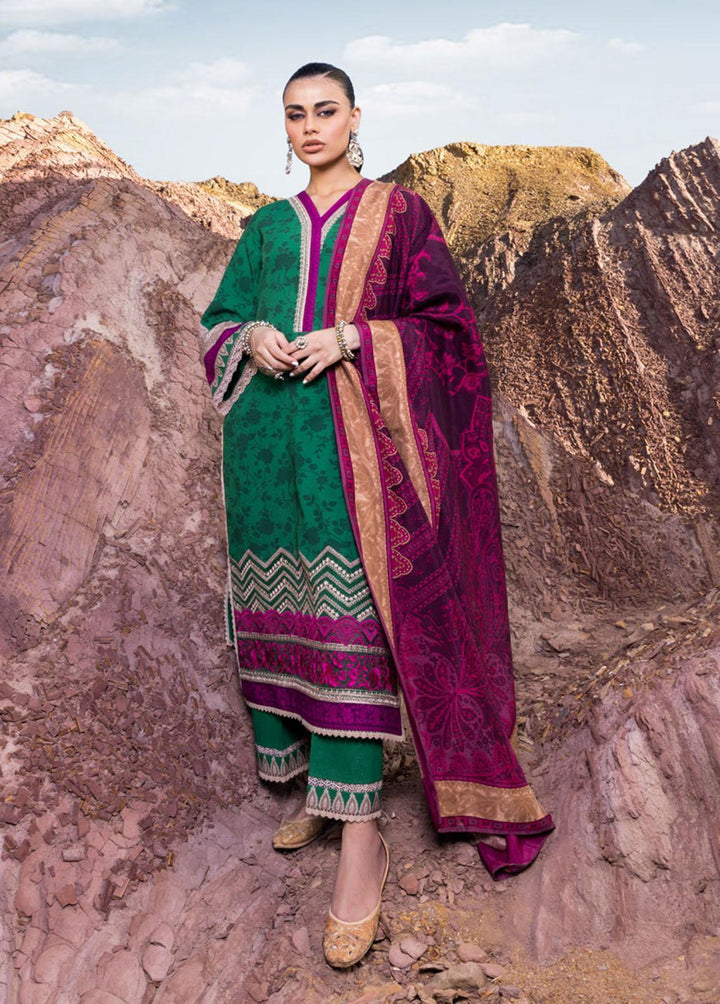 Zainab Chottani Embroidered  Suits Unstitched 3 Piece ZC22W 05 Kohinoor - Winter Collection